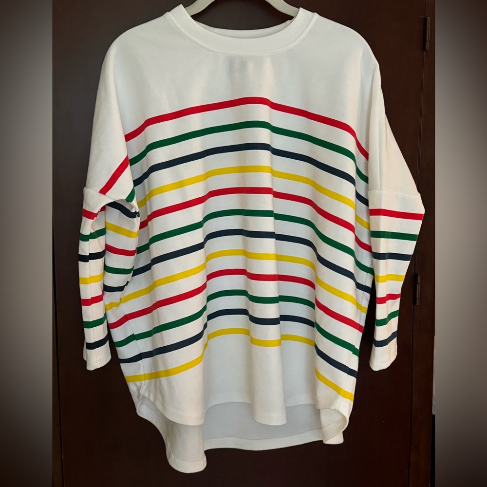 New Toss Designs Striped Crewneck